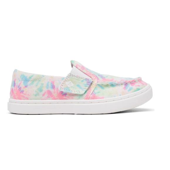 Sperry Toddler Girls Saltie Jr. Washable Stay-Put Closure Tie Dye Size 5T NWT - Picture 1 of 4